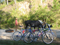 Thumbnail photo of bikes by farmer with oxen